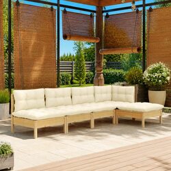Stylish 5-Piece Outdoor Lounge Set for Your Patio