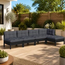 Elevate Your Outdoor Space with 5-Piece Lounge Set