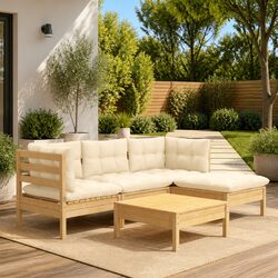 Enhance Your Outdoor Space with a 5 Piece Lounge Set