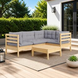 Elevate Your Outdoor Space with This 5-Piece Lounge Set