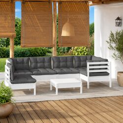 Transform Your Space with a White 7-Piece Lounge Set