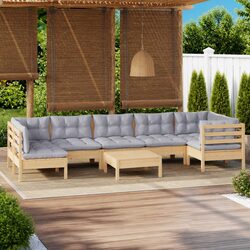 Enhance Your Outdoor Space with This 8-Piece Lounge Set