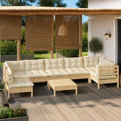 Transform Your Outdoor Space with This 8 Piece Lounge Set