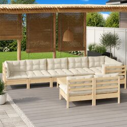 Enhance Your Outdoor Space with a 9 Piece Lounge Set