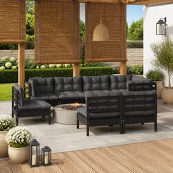Transform Your Outdoor Space with This 8-Piece Lounge Set