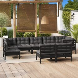 Transform Your Outdoor Space with 9-Piece Lounge Set