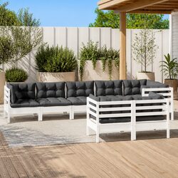 Enhance Your Outdoor Space with This 8-Piece Lounge Set