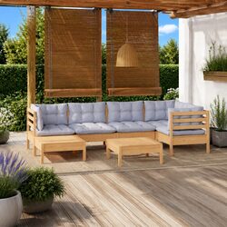 Transform Your Outdoor Space with a 7 Piece Garden Lounge Set