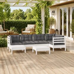 Transform Your Outdoor Space with This 7-Piece Lounge Set