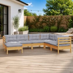 Enhance Your Outdoor Space with This 7 Piece Lounge Set
