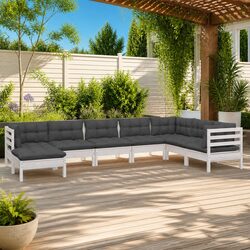 Elevate Your Outdoor Space with This 8 Piece Lounge Set