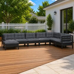 Transform Your Outdoor Space with 8 Piece Lounge Set