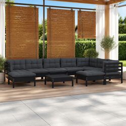 Transform Your Outdoor Space with 10-Piece Lounge Set