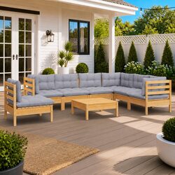 Enhance Your Outdoor Space with 8 Piece Lounge Set