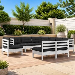 Transform Your Outdoor Experience with 9 Piece Lounge Set