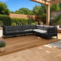 Enhance Your Outdoor Space with 7 Piece Garden Lounge Set