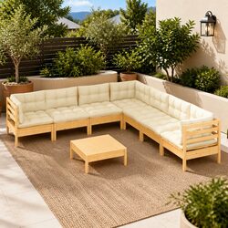 Enhance Your Outdoor Space with 8 Piece Lounge Set