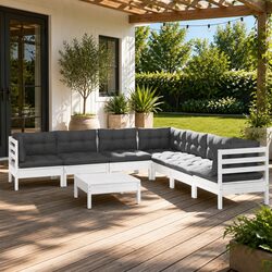 Elevate Your Outdoor Space with 8 Piece Lounge Set