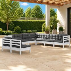 Enhance Your Outdoor Space with a 9-Piece Lounge Set
