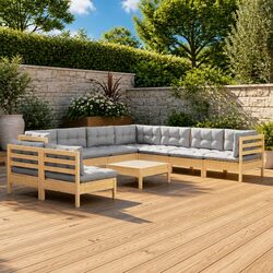 Transform Your Outdoor Space with a 10-Piece Lounge Set