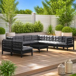 Enhance Your Outdoor Space with 10 Piece Lounge Set