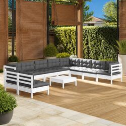 Elevate Your Outdoor Space with This 11-Piece Lounge Set