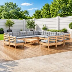 Enhance Your Outdoor Space with a 14 Piece Lounge Set