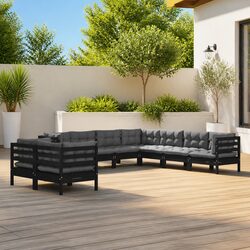 Elevate Your Outdoor Space with Our 9 Piece Lounge Set