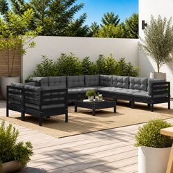 Transform Your Outdoor Space with a 10-Piece Lounge Set