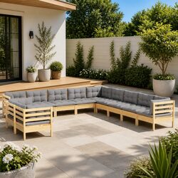 Transform Your Outdoor Space with This 11 Piece Lounge Set
