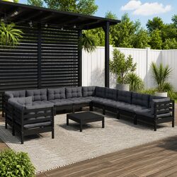 Enhance Your Outdoor Space with 12 Piece Lounge Set