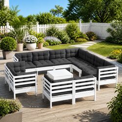 Transform Your Outdoor Space with 12 Piece Lounge Set