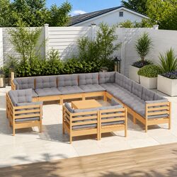 Enhance Your Outdoor Space with this 14 Piece Lounge Set