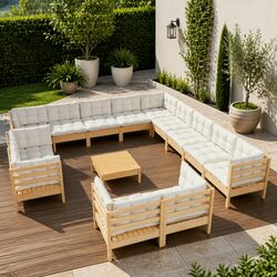 Elevate Your Outdoor Space with a 14-Piece Lounge Set