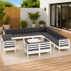 Enhance Your Outdoor Space with a 14-Piece Lounge Set