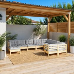 Enhance Your Outdoor Space with 10 Piece Lounge Set
