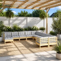 Transform Your Outdoor Space with 11 Piece Lounge Set