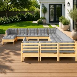 Elevate Your Outdoor Space with a 12 Piece Lounge Set