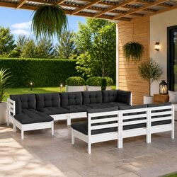 Transform Your Outdoor Space with 10 Piece Lounge Set