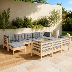 Transform Your Outdoor Space with 10 Piece Lounge Set