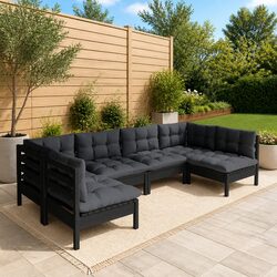 Transform Your Outdoor Space with a 6-Piece Garden Lounge Set
