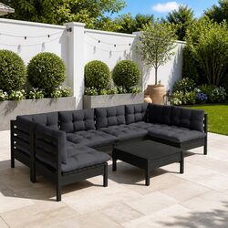Stylish 7 Piece Patio Furniture Set for Outdoor Living