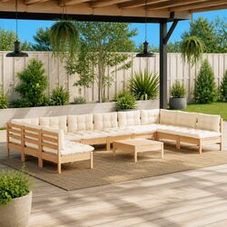 Elevate Your Outdoor Space with 11 Piece Lounge Set