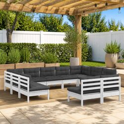 Elevate Your Outdoor Space with 11-Piece Lounge Set