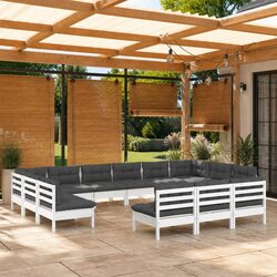 Elevate Your Outdoor Living with 13-Piece Lounge Set