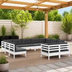 Elevate Your Outdoors with 11-Piece Lounge Set