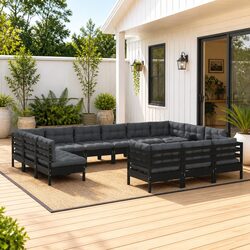 Enhance Your Outdoor Space with a 14 Piece Lounge Set