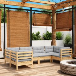 Enhance Your Outdoor Space with a 6-Piece Lounge Set