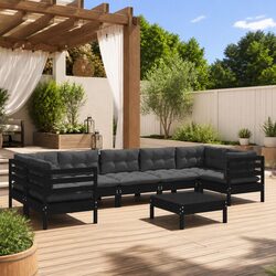 Transform Your Outdoor Space with 8-Piece Lounge Set