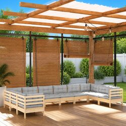 Transform Your Patio with a 10 Piece Lounge Set